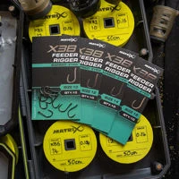 Matrix X3B Feeder Rigger Barbed Eyed Hooks